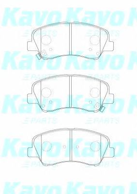 KAVO PARTS bp4026 -  Комплект тормозных колодок, дисковый тормоз